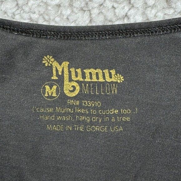 Show Me Your MUMU Smart Blonde Benji Tunic Tee Gray Oversized - Picture 5 of 10